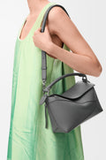 Small Puzzle Edge bag in classic calfskin Slate