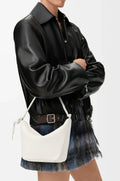 Mini Hammock shoulder bag Soft White