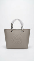 Leather Anagram Grey