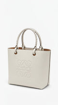 Leather Anagram Beige