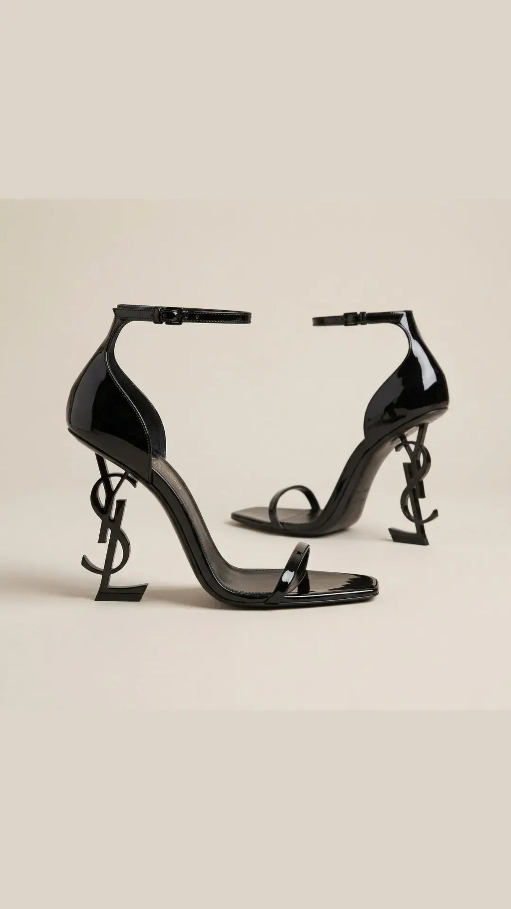 Opyum Heel Sandal – Black