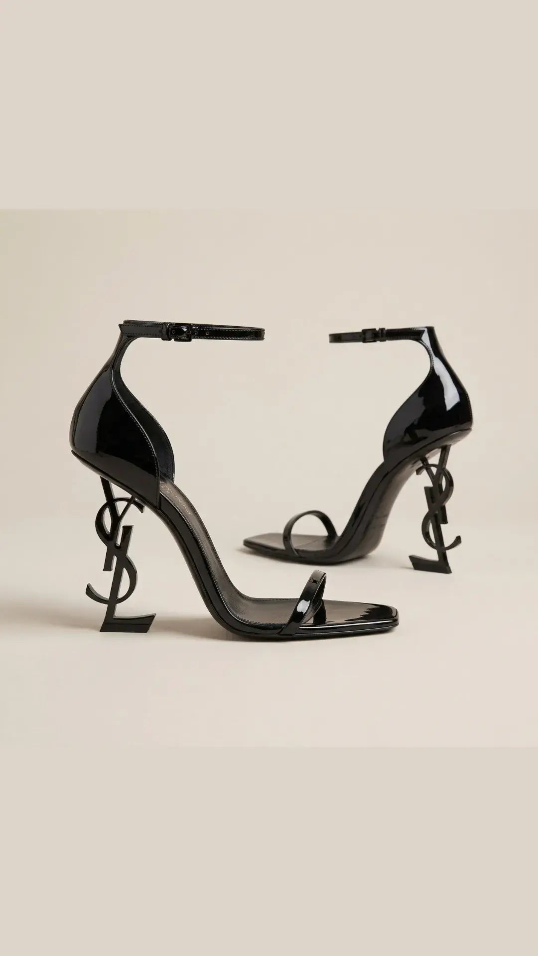 Opyum Heel Sandal – Black