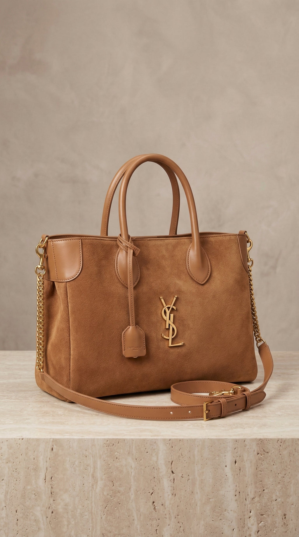 Sac de Jour Supple Medium Tote – Tan