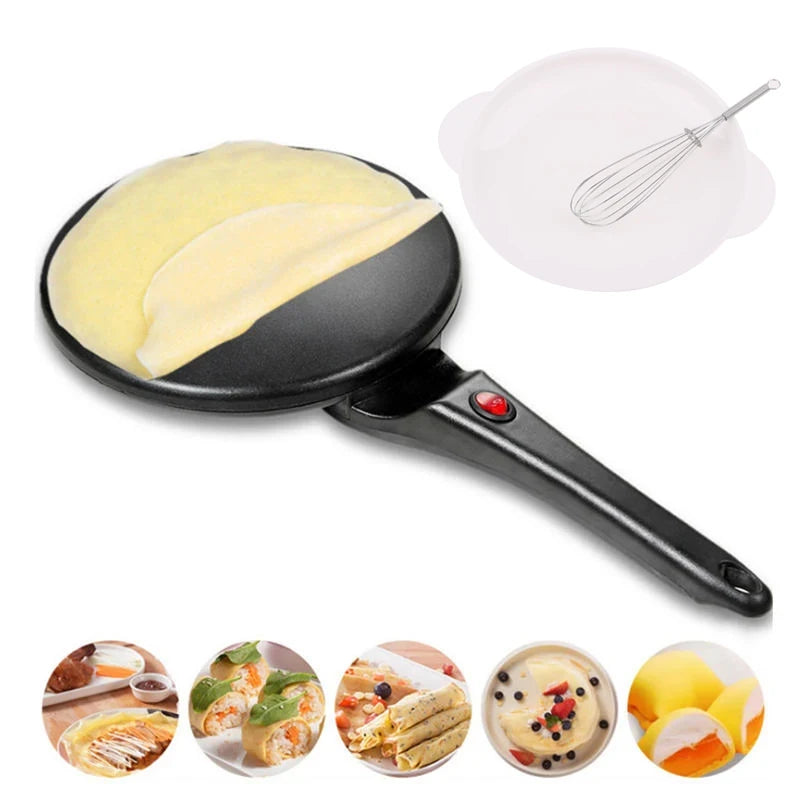 110V-220V Household Non-stick Pancake Machine Electric Crepe Baking Pan Instant Heating Spring roll Pastry Frying Grilling Plate