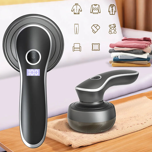 Electric Digital Display Lint Remover Rechargeable Pellet Fabric Shaver For Clothing Clothes Fluff Hair Balls Portable Remover