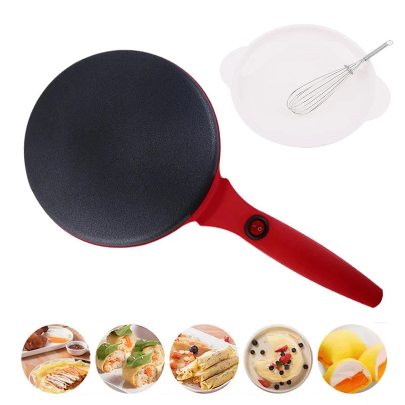 110V-220V Household Non-stick Pancake Machine Electric Crepe Baking Pan Instant Heating Spring roll Pastry Frying Grilling Plate