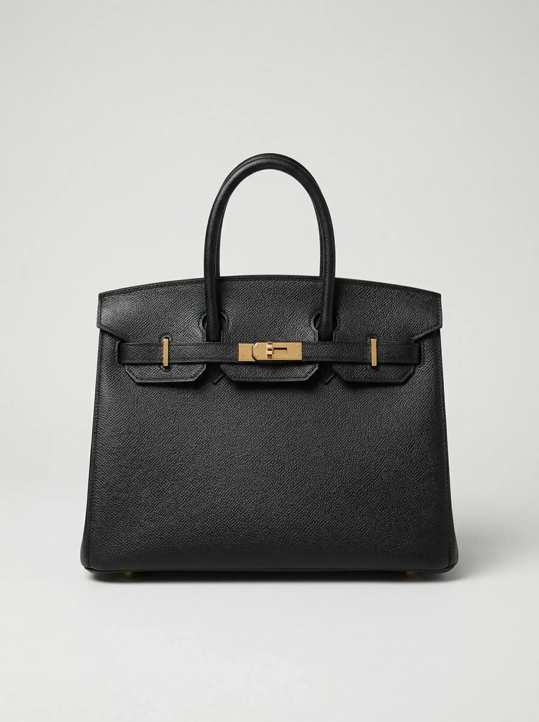 Birkin Lock Tote Bag – Noir