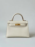 Mini Kelly Lock Bag – Craie