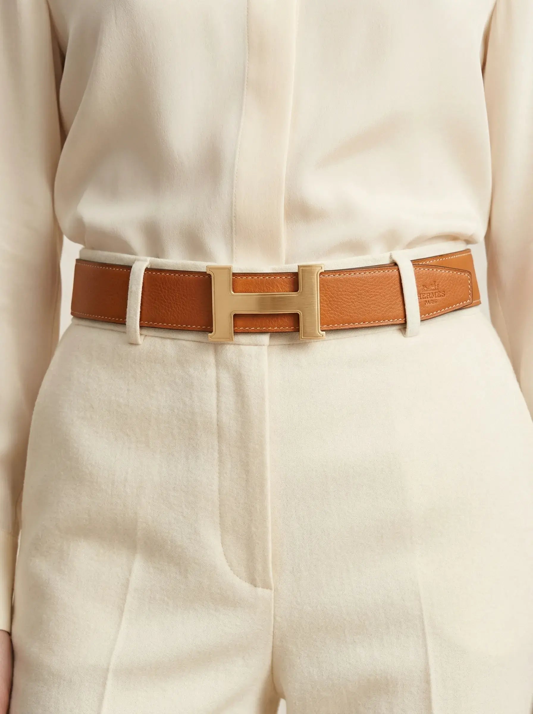 Buckle Belt – Cognac