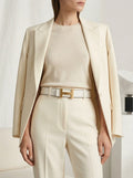 Buckle Belt – Blanc