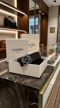 Reversible Anagram belt in smooth calfskin Silver