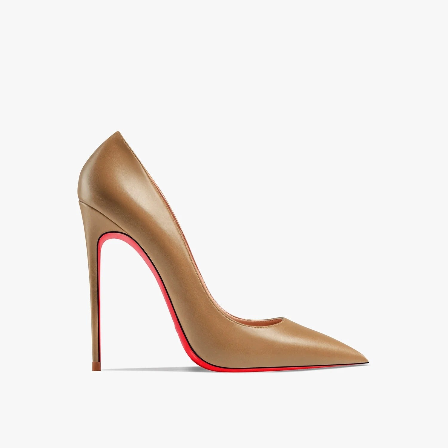 Slingback Pumps - Beige