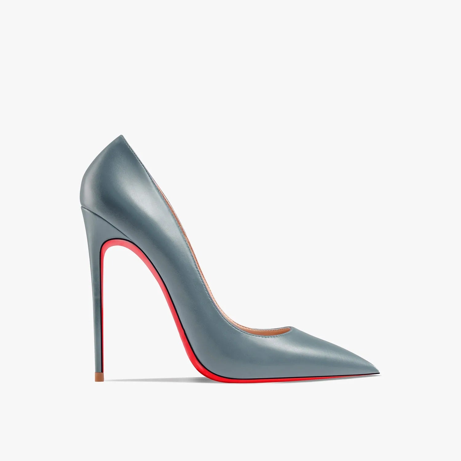 Slingback Pumps - Grey